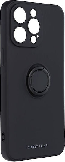 Roar Amber Back Cover Σιλικόνης Μαγνητικό Μαύρο (iPhone 15 Pro Max)