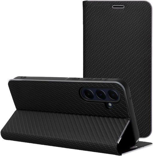 Forcell Luna Carbon Buchen Sie Kunststoff Schwarz (Huawei P Smart 2019)