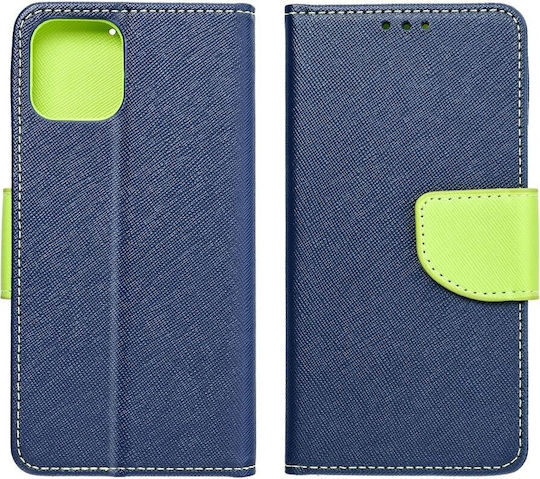 Fancy Книга Силикон / Кожа Тъмносин (Samsung A25 5G)