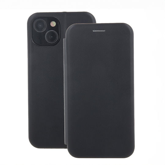 Forcell Smart Diva Book Σιλικόνης Μαύρο (Redmi Note 9S / 9 Pro / 9 Pro Max)