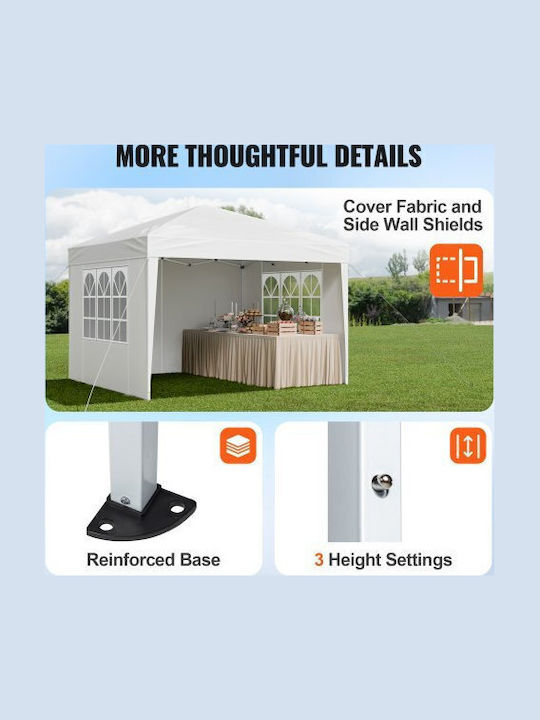 Vevor Foldable Garden Gazebo 3.048x3.048m