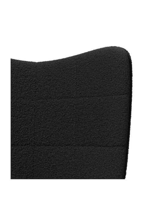 Bergère Black 61x78x98cm