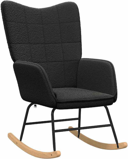 Bergère Negru 61x78x98cm