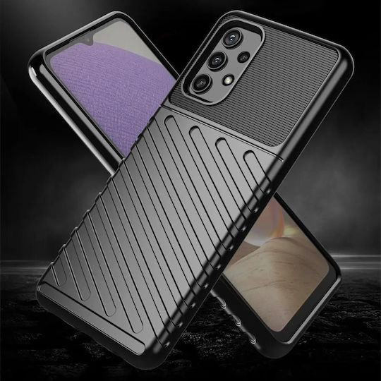 Hurtel Thunder Back Cover Silicon Albastru (Galaxy A32 5G - Galaxy A32 5G)