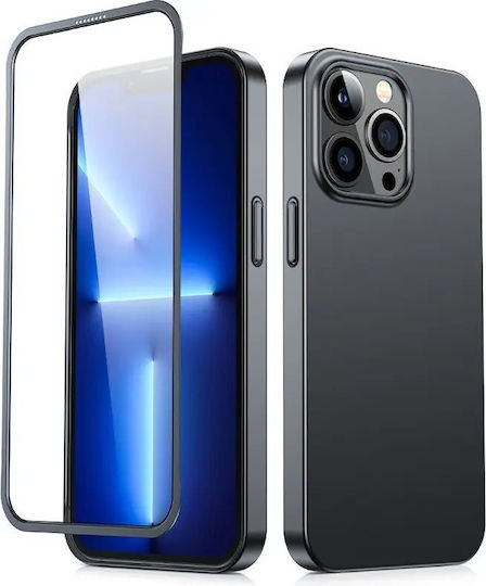 Joyroom С пълно покритие (360°) Пластмаса 0.76мм Черен (iPhone 13 Pro Max)
