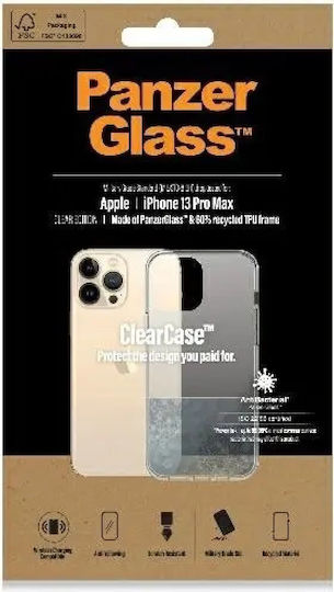 PanzerGlass Antibacterial Back Cover Σιλικόνης Διάφανο (iPhone 13 Pro Max)