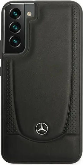 Mercedes-Benz Leather Urban Line Back Cover Piele Negru (Galaxy S22+ 5G - Galaxy S22+ 5G)