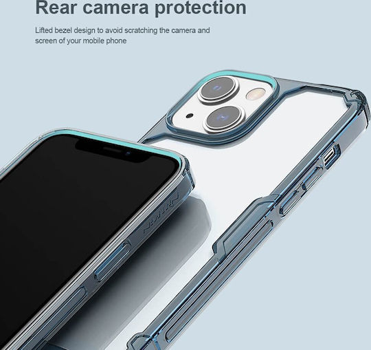 Nillkin Nature Pro Umschlag Rückseite Silikon Blau (iPhone 14 Plus)