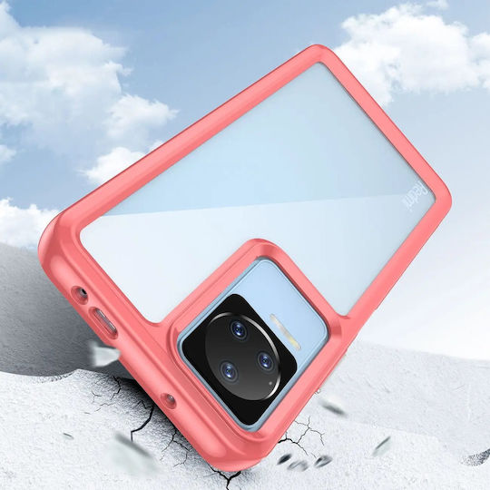 Hurtel Outer Space Back Cover Plastic Roșu (Poco F4 5G)