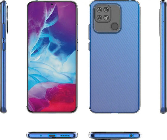 Hurtel Ultra Clear Задна корица Силикон 0.5мм Прозрачен (Poco C40)