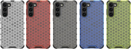 Hurtel Honeycomb Back Cover Σιλικόνης / Πλαστικό Διάφανο (Galaxy S23+)
