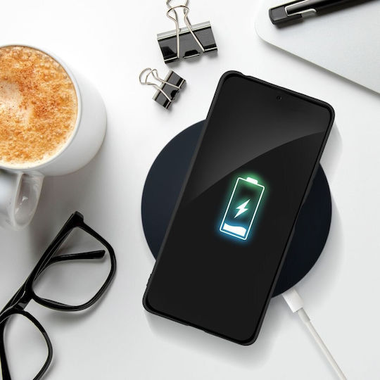 Forcell Soft Back Cover Σιλικόνης Μαύρο (Redmi Note 12 5G)