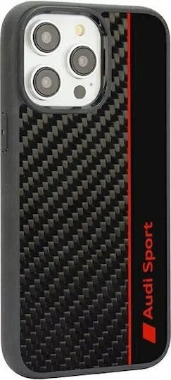 Audi Back Cover Πλαστικό Μαύρο (iPhone 14 Pro)