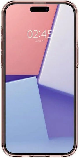 Spigen Crystal Flex Back Cover Σιλικόνης Ροζ (iPhone 15 Pro Max)