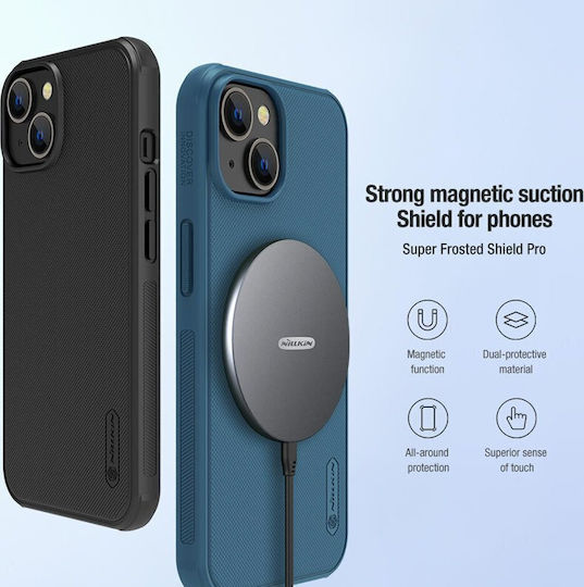 Nillkin Super Frosted Back Cover Plastic Magnetic Black (iPhone 14 Plus)