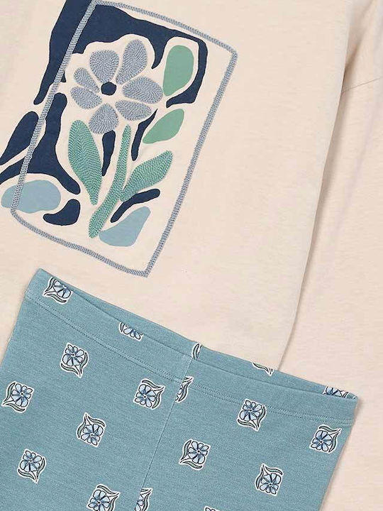 Kids' Set with Leggings Winter 2pcs Mint, Green