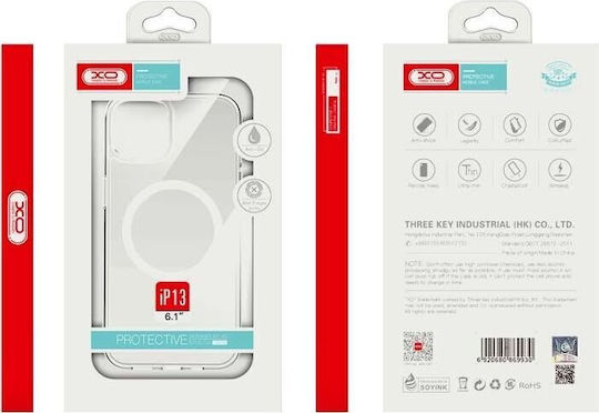 XO K04 Umschlag Rückseite Silikon Transparent (iPhone 15 Pro Max)