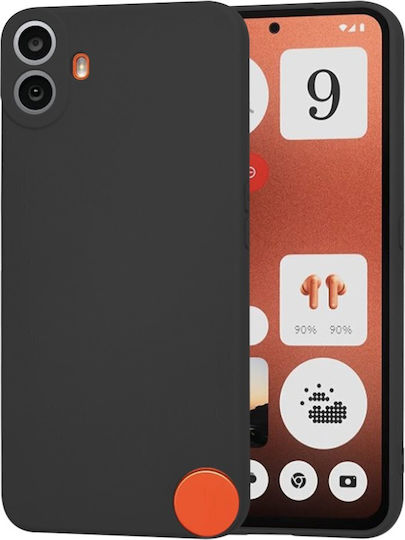 Techsuit Softflex Back Cover Silicone Black (Nothing CMF Phone 1)