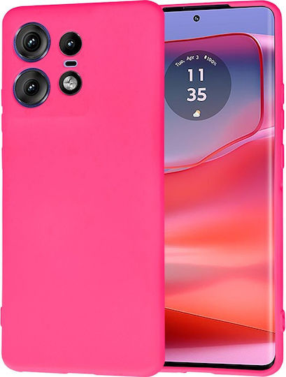 Techsuit Back Cover Silicon Fuchsia (Motorola Edge 50 Pro)