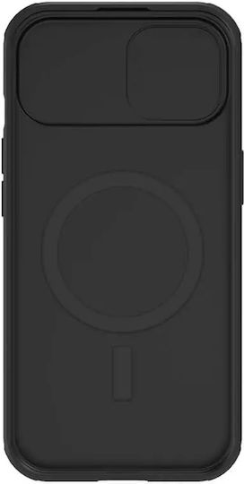 Nillkin Camshield Pro Magnetic Back Cover Σιλικόνης Μαύρο (iPhone 15)