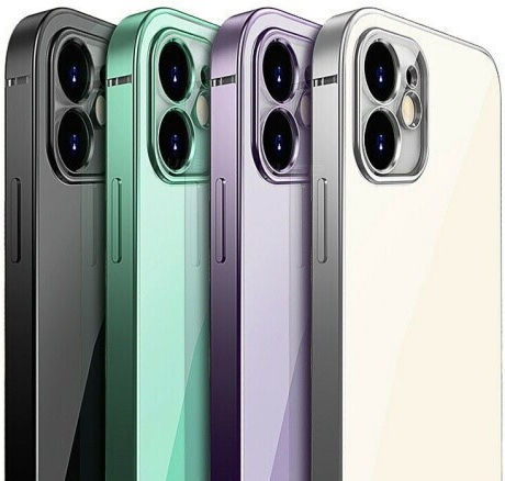 Bodycell HD Clear Back Cover Plastic Green (iPhone 12 mini)