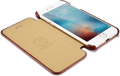 iCarer Vintage Curved Edge Book Δερμάτινο / Δερματίνης Μαύρο (iPhone SE 2022/2020)