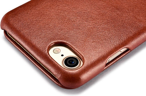 iCarer Vintage Curved Edge Book Δερμάτινο / Δερματίνης Μαύρο (iPhone SE 2022/2020)
