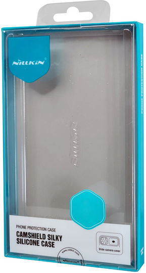 Nillkin Camshield Silky Umschlag Rückseite Silikon Schwarz (iPhone 15 Pro)