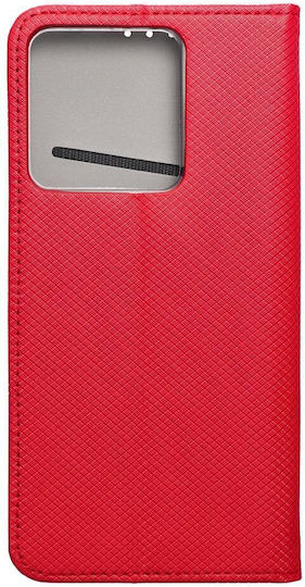 Forcell Smart Book Δερματίνης Μαγνητικό Κόκκινο (Galaxy A13 4G)
