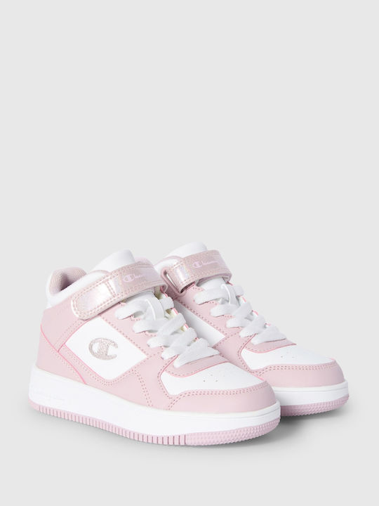 Rd18 G Ps Kids Sneakers High with Scratch White