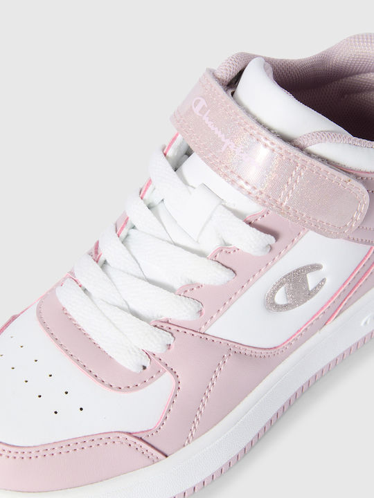Rd18 G Ps Kids Sneakers High with Scratch White