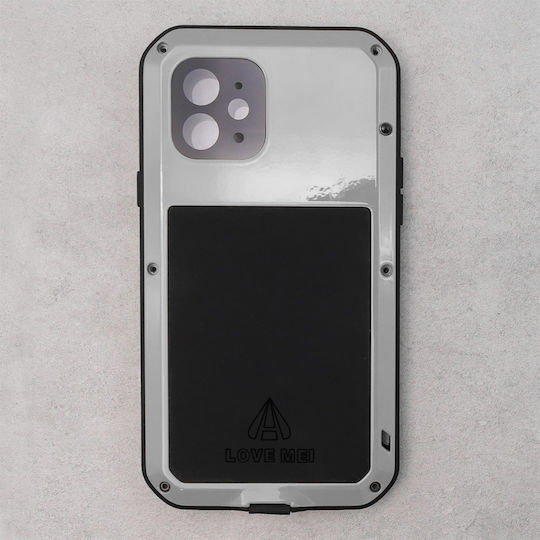 Love Mei Калъф Iphone 14 Pro Max Бронирано Стъкло Сребрист