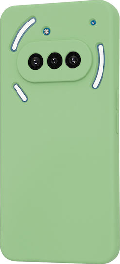 Techsuit Back Cover Silicone Green (Nothing Phone (3a) - Techsuit)