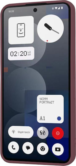 Techsuit Задна корица Силикон Червен (Nothing Phone (3a) Pro)