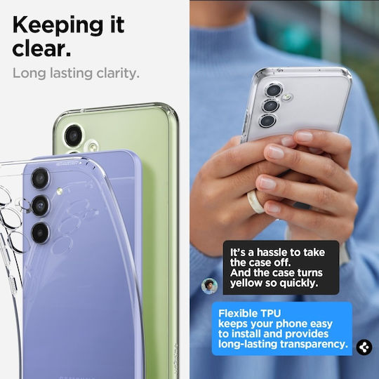 Spigen Liquid Crystal Back Cover Silicone Crystal Clear (Galaxy A54)