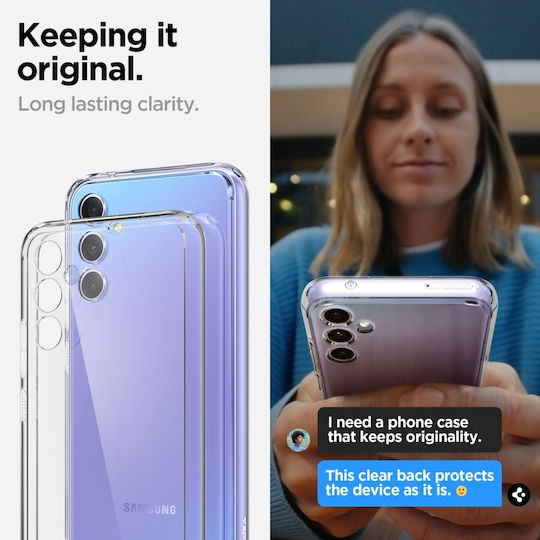Spigen Ultra Hybrid Back Cover Plastic 2mm Crystal Clear (Galaxy A34)