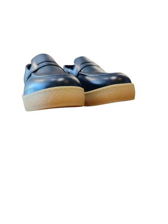 Leder Herren Mokassins in Schwarz Farbe