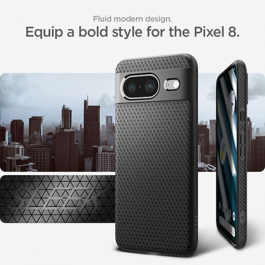 Spigen Liquid Air Back Cover Silicone / Plastic Black (Google Pixel 8)