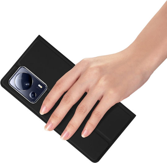 Dux Ducis Skin Pro Brieftasche Synthetisches Leder Schwarz (Xiaomi 13 Lite)