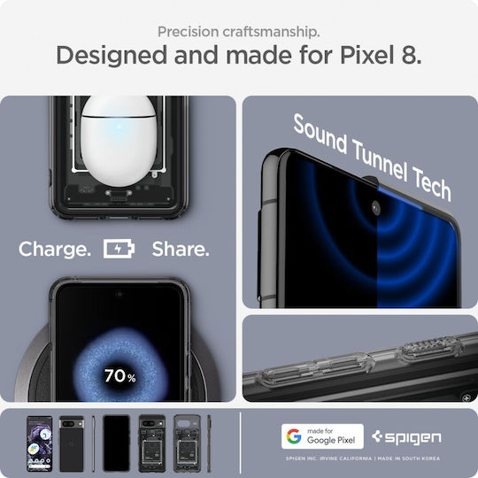 Spigen Back Cover Plastic 2mm Zero One (Google Pixel 8)