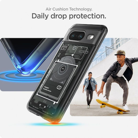 Spigen Back Cover Plastic 2mm Zero One (Google Pixel 8)
