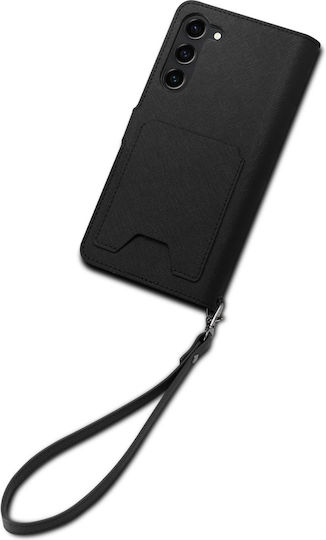 Spigen Wallet S Plus Изкуствена кожа Черен (Galaxy S23+)