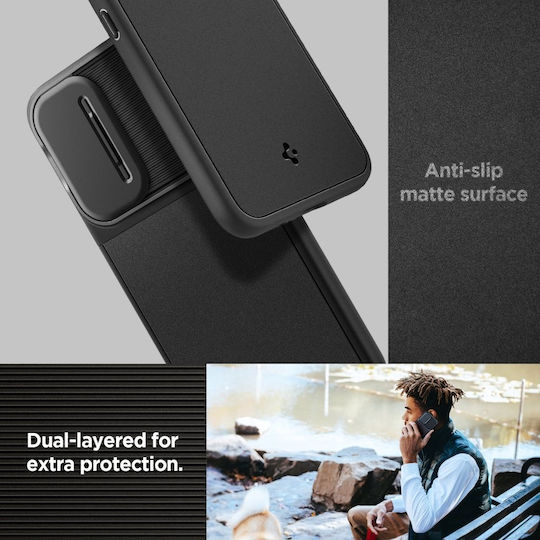 Spigen Optik Armor Back Cover Silicone 2mm Black (Galaxy A54)