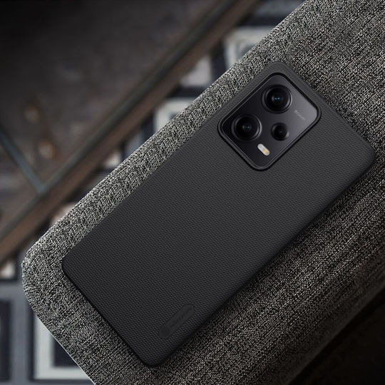 Nillkin Frosted Shield Umschlag Rückseite Kunststoff Schwarz (Redmi Note 12 Pro / Poco X5 Pro)
