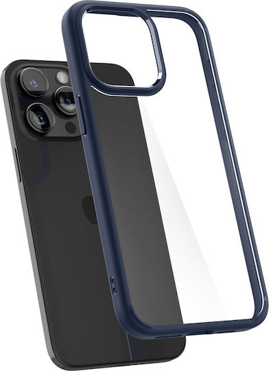 Spigen Ultra Hybrid Back Cover Plastic 2mm Navy Blue (iPhone 15 Pro)