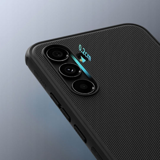 Nillkin Frosted Shield Umschlag Rückseite Silikon Schwarz (Galaxy A34)