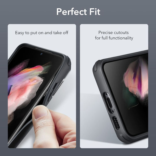 ESR Classic Kickstand Back Cover Silicone 1.2mm Frosted Black (Galaxy S23)