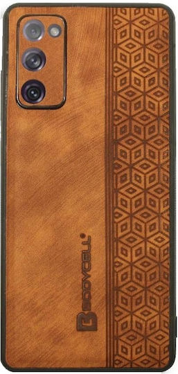 Bodycell Pattern Back Cover Piele Maro (Galaxy S20 FE)