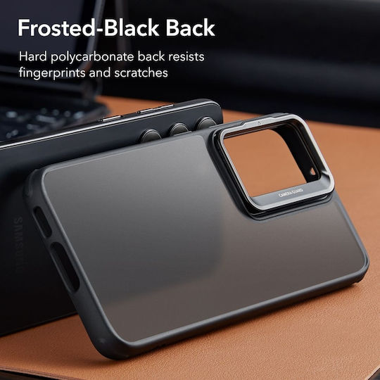ESR Classic Kickstand Back Cover Silicone 1.2mm Frosted Black (Galaxy S23)