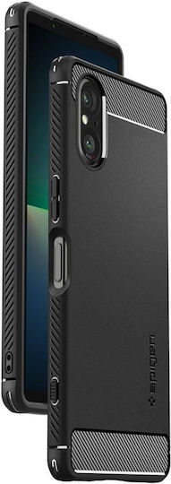 Spigen Rugged Armor Back Cover Σιλικόνης / Πλαστικό 2mm Matte Black (Xperia 5 V)
